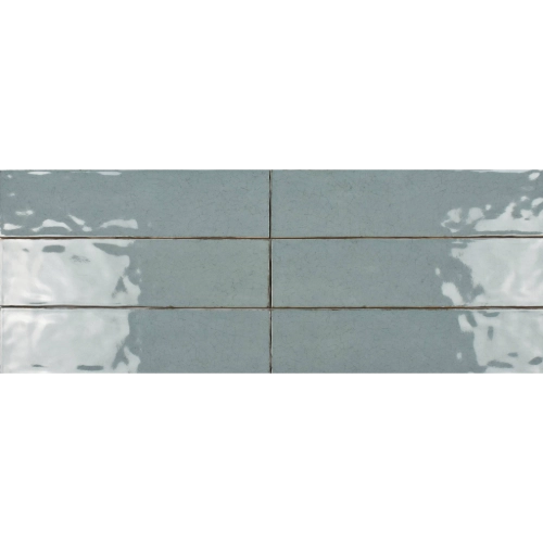 Maiolica Crackled 3" x 12" Aqua