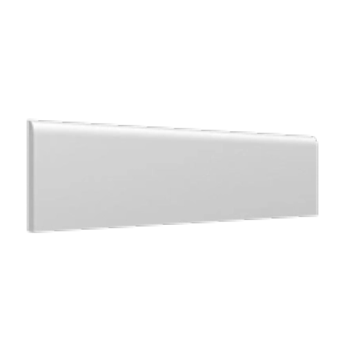 Maiolica Crackled 3" x 12" Blue Steel Bullnose