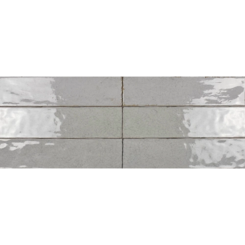 Maiolica Crackled 3" x 12" Tender Gray