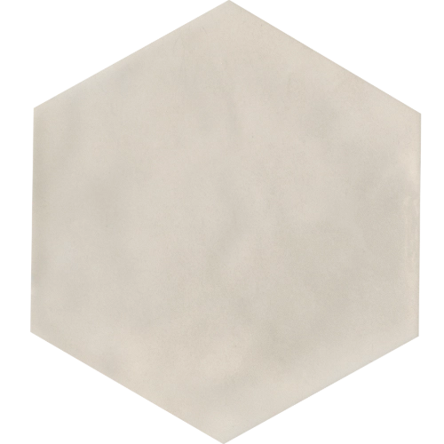 Maiolica Hexagon 7" x 8" Biscuit