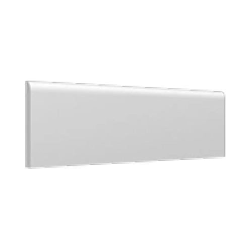 Maiolica Tender Gray 3" x 10" Surface Bullnose