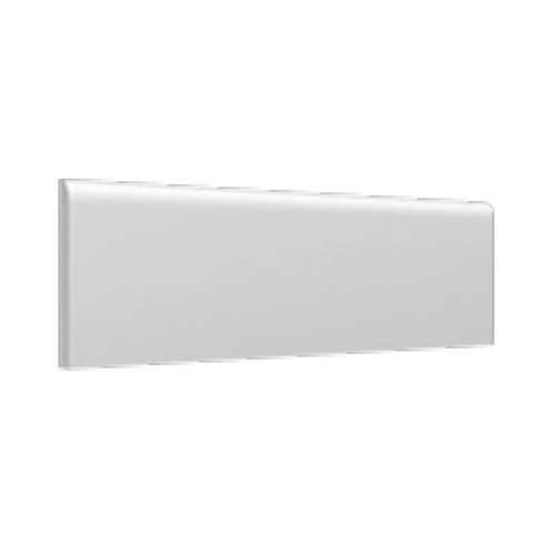 Maiolica Tender Gray Matte 3" x 10" Surface Bullnose