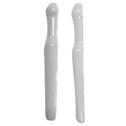 Decorative Accents White Ice Bright 1/2" x 6" Skirting Outcorner