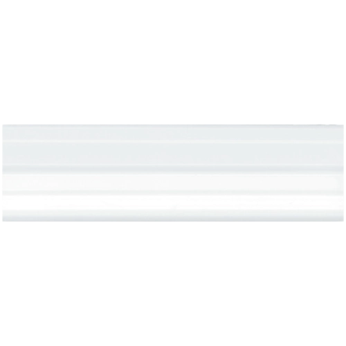 Decorative Accents White Ice Bright 2 3/4" x 10" Cornice Listel