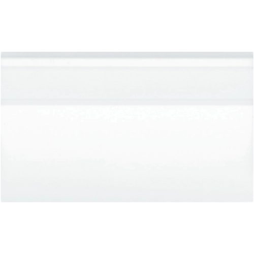 Decorative Accents White Ice Bright 6" x 10" Sanitary Cove