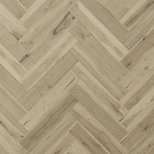 Prospect Park Herringbone Engineered Hardwood in Blanc colorway