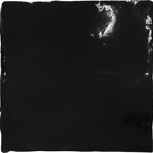 Ceramic tile Balance 5x5 Glossy in Negro colorway