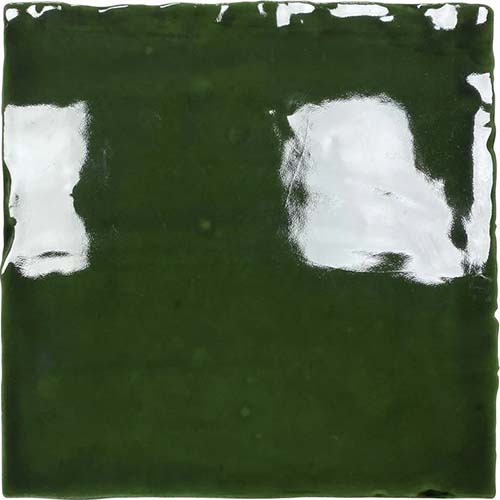 Ceramic tile Balance 5x5 Glossy in Verde colorway