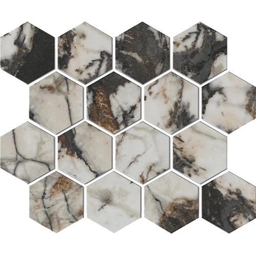 Foyer 3" Hex Contrast