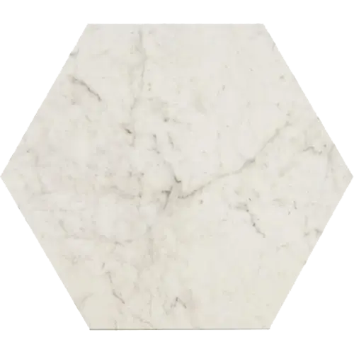 Mythique Marble Matte Hex Altissimo 8" x 9"