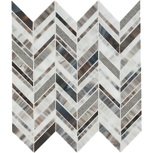 Stone Theory Chevron Gem 14" x 12"