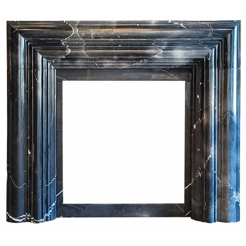 Custom #20 Fireplace-Nero Marquina Marble