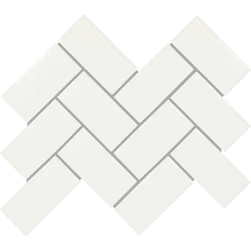 Artezen Herringbone Elegant White