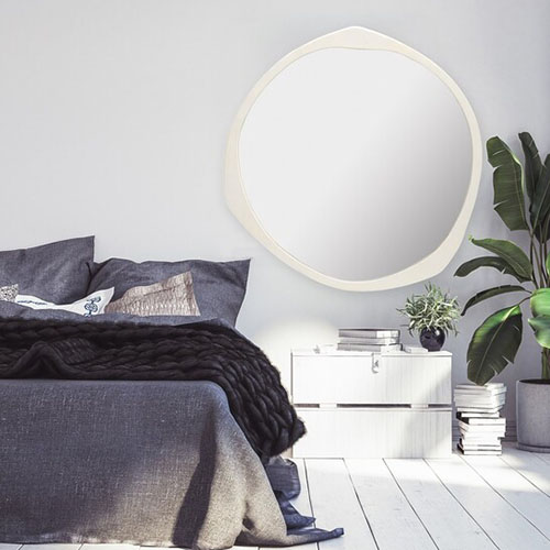 Posters mock-up in new Scandinavian bedroom
