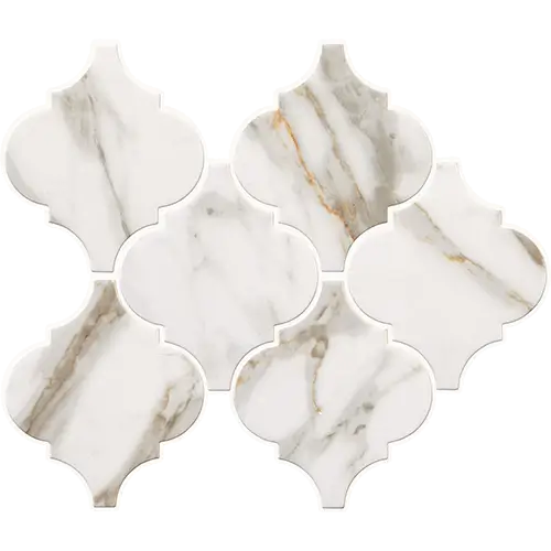 Marble Obsession Arabesque Calacatta Gold