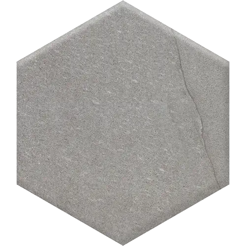 Marble Obsession Hex Grigio 8" x 9"