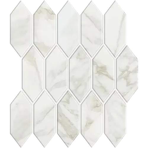 Marble Obsession Picket Arabescato 11" x 12"
