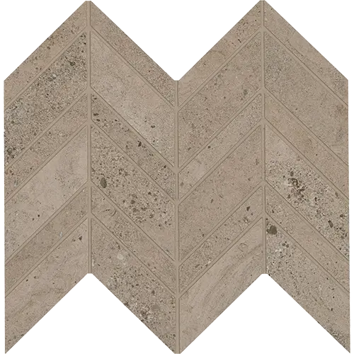 Modern Formation Chevron Canyon Taupe 12" x 13"