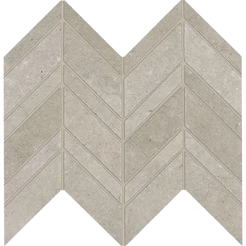 Modern Formation Chevron Headland Fog 12" x 13"