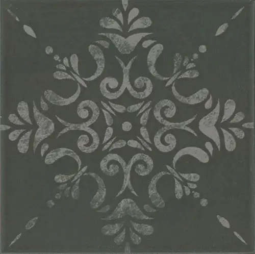 Moroccan Concrete Aziza Charcoal 8" x 8"