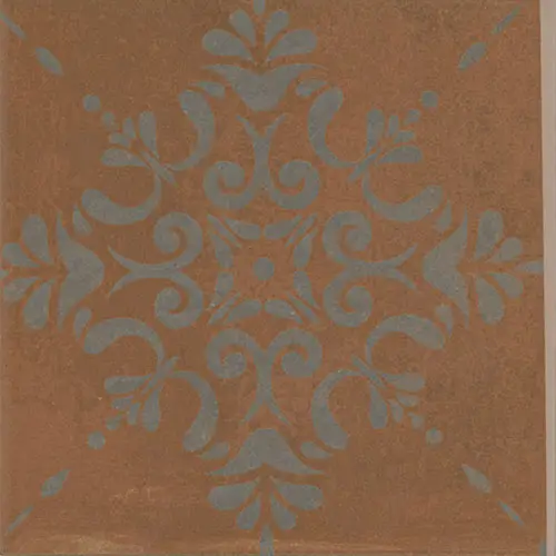Moroccan Concrete Aziza Terra Cotta 8" x 8"