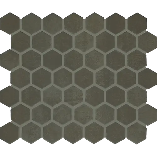Moroccan Concrete Hex 1 1/2" Light Moss