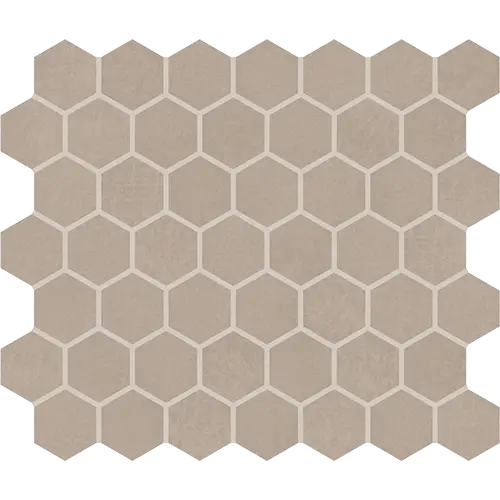 Moroccan Concrete Hex 1 1/2" Taupe
