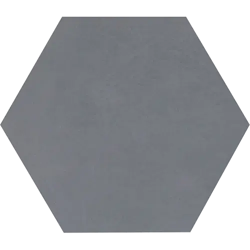 Moroccan Concrete Hex Blue Gray