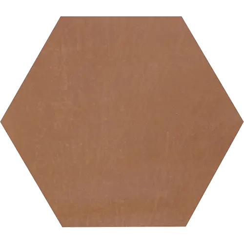 Moroccan Concrete Hex Terra Cotta