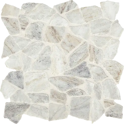 Predella Modern River Pebble Lumen White