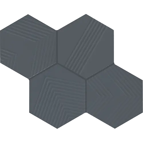 Rhyme and Reason 4" Hex Indigo