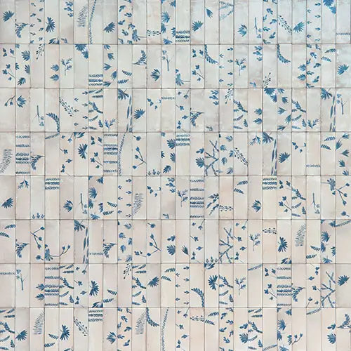 Rice Deco Leaf Natural 2" x 6"
