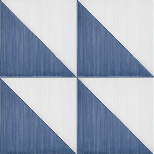 Scenario Blu Triangle 8" x 8"