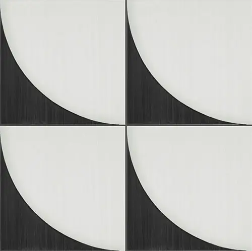 Scenario Nero Crescent 8" x 8"