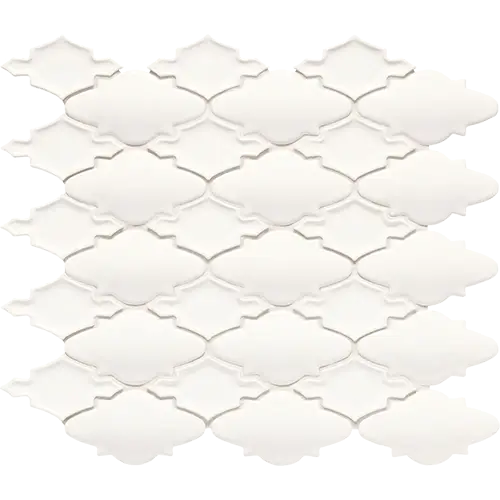 Serliana White Moroccan 12" x 14"