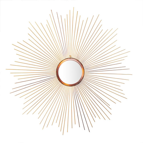 Arlo Copper Sunburst Mirror