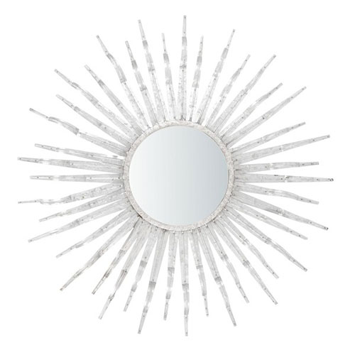 Naya Silver Sunburst Mirror