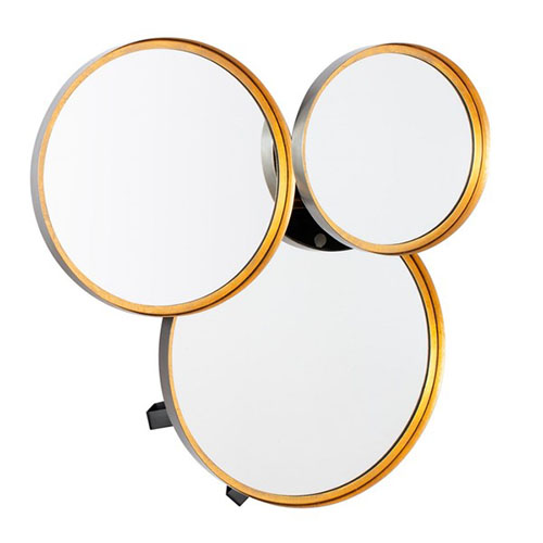 Loni Gold Foil/Black Mirror