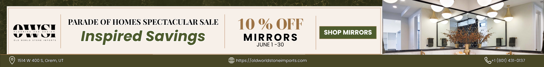 728 x 90 Mirrors