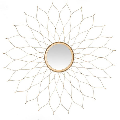 Flower Gold Mirror