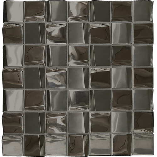 Metal Mosaic tile Façade Mercury