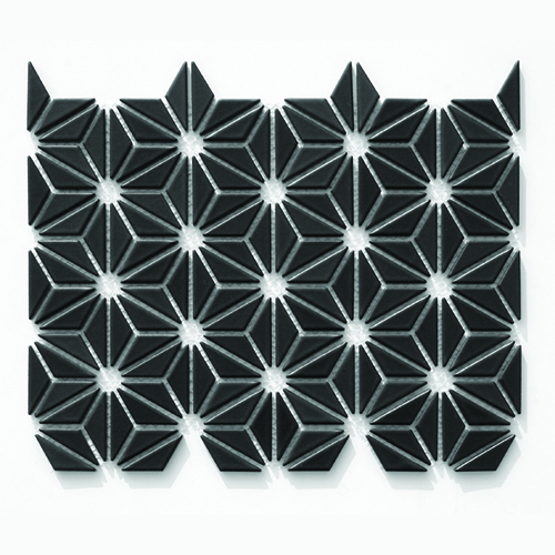 Porcelain Mosaic tile Hoshi Black