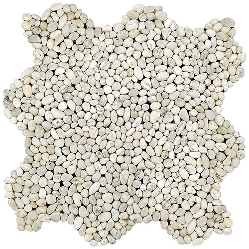 Stone Mosaic tile Sultan White