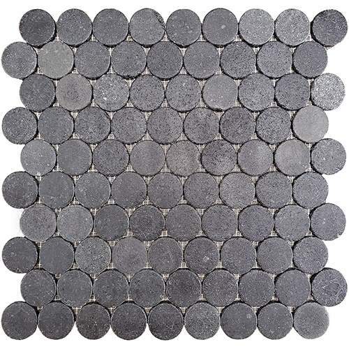 Stone Mosaic tile Rupia Black Lava
