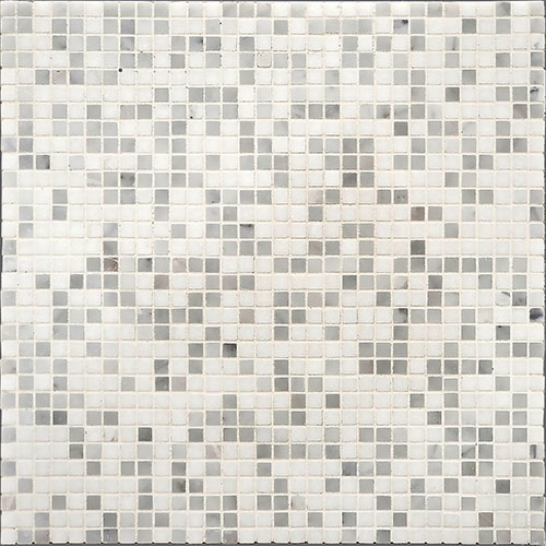 Stone Mosaic tile Tessera Bianco