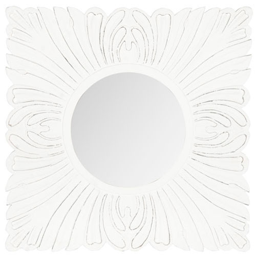 Acanthus White Mirror