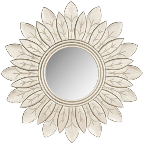 Sun King Pewter Mirror