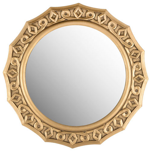 Gossamer Lace Gold Mirror