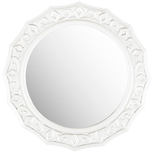 Gossamer Lace White Mirror