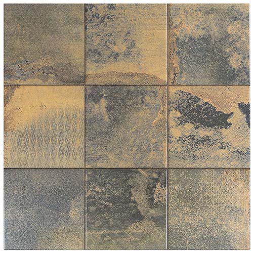Porcelain tile Catalonia in Cora Oceano D 18x18 Matte